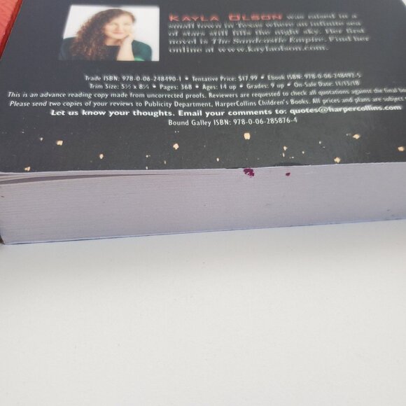 Advanced Readers Copy Uncorrected Proof Lot Ages 14 Plus 8 Books Mixed Authors - Picture 10 of 12